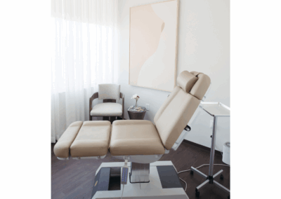 Skin Lounge Patient Chair in Treatment Room